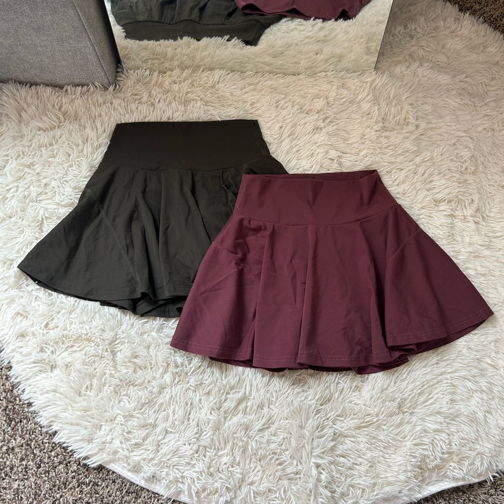 Set of 2 Athletic/Tennis Skorts